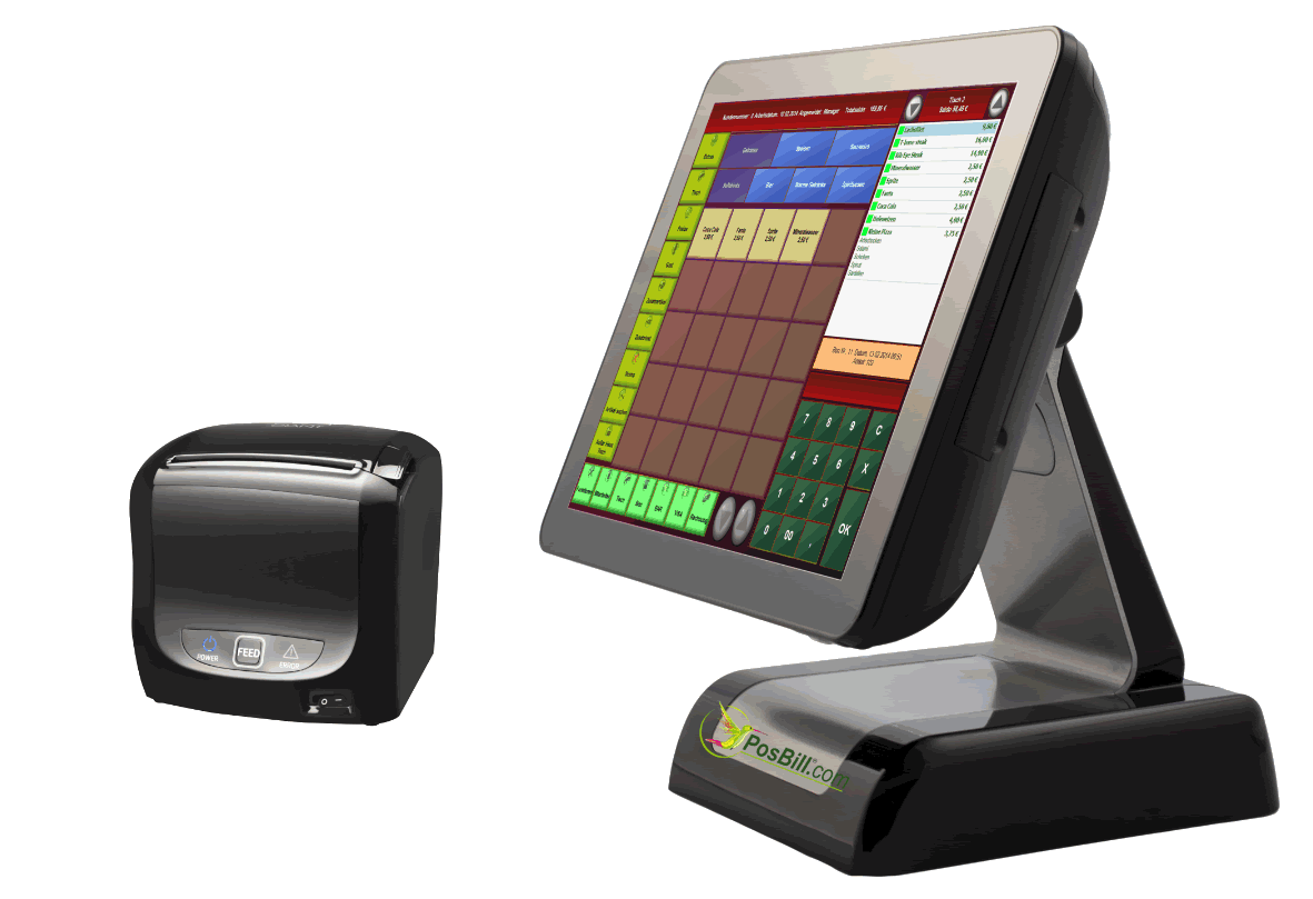 Bild Titan-Kasse mit Drucker